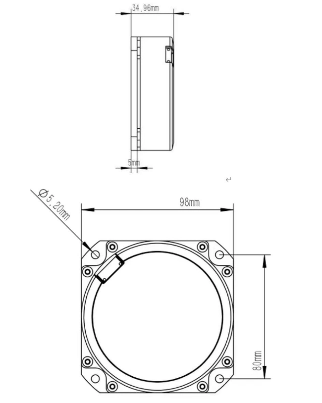 Long-Range Fiber Optic Gyro for Communication Systems