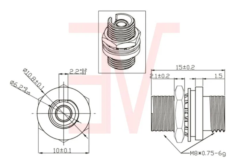 FC Small /Big D-Type Fiber Optic Adapter