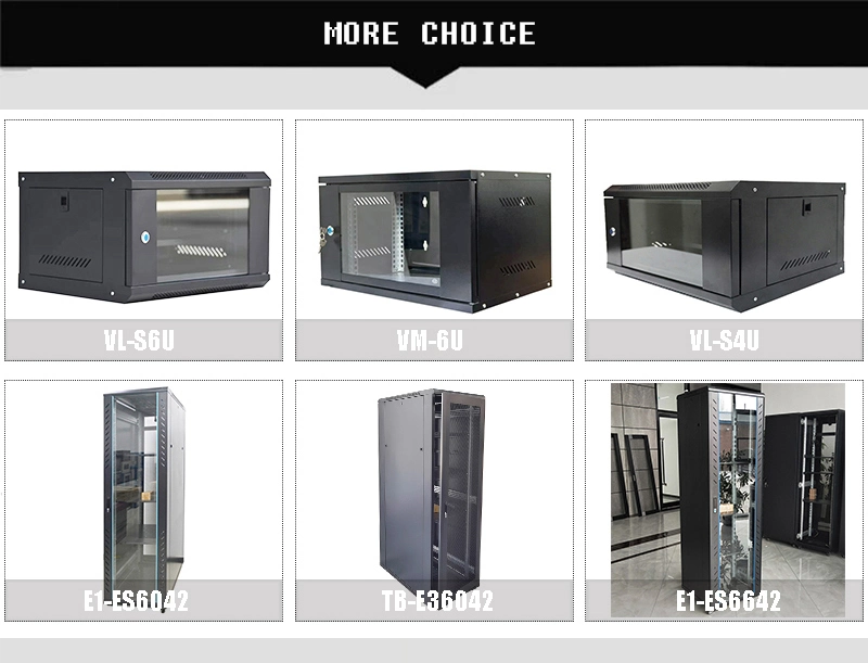 Network Rackmount 9u Double Section Rack Cabinet Wall Mounted with CE/RoHS