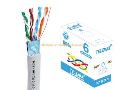 Cable de red Cable LAN UTP FTP CAT6 23AWG Cable de comunicación Cable Ethernet