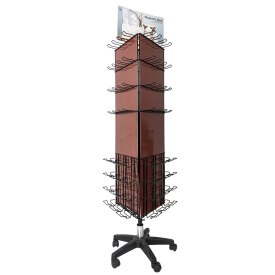 Perchero de metal independiente de 5 niveles con estantes de madera Armario abierto Almacenamiento en armario