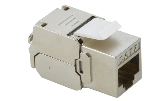 Le-K055s CAT6 CAT6A Conector modular trapezoidal FTP RJ45 sin herramientas