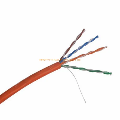 4 pares de cable de red UTP Cat5e de cobre de 0,511 mm